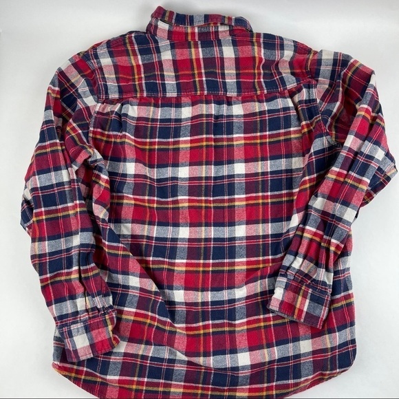 Weatherproof Vintage Button Up Shirt Mens Large Red Plaid - Picture 7 of 9